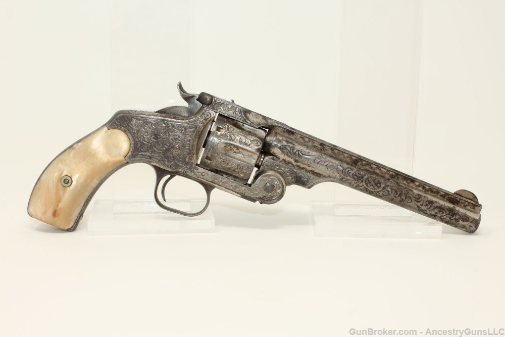 LETTERED, ENGRAVED S&W No. 3 .44 RUSSIAN Revolver-img-15