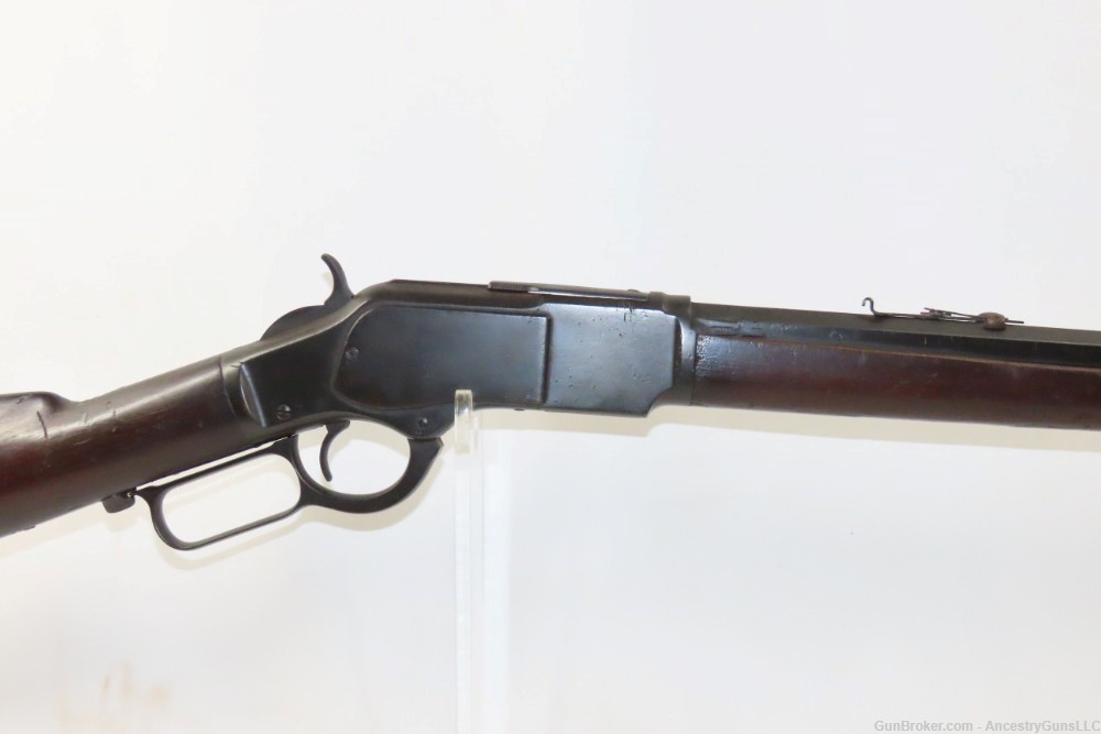 Scarce Antique .22 Cal. WINCHESTER Model 1873 Lever Action Repeating RIFLE -img-16