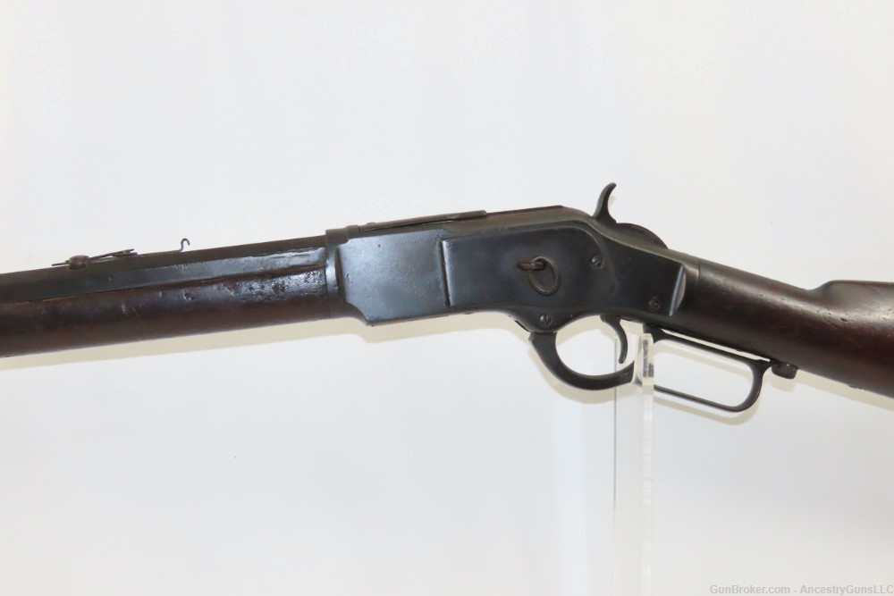 Scarce Antique .22 Cal. WINCHESTER Model 1873 Lever Action Repeating RIFLE -img-3