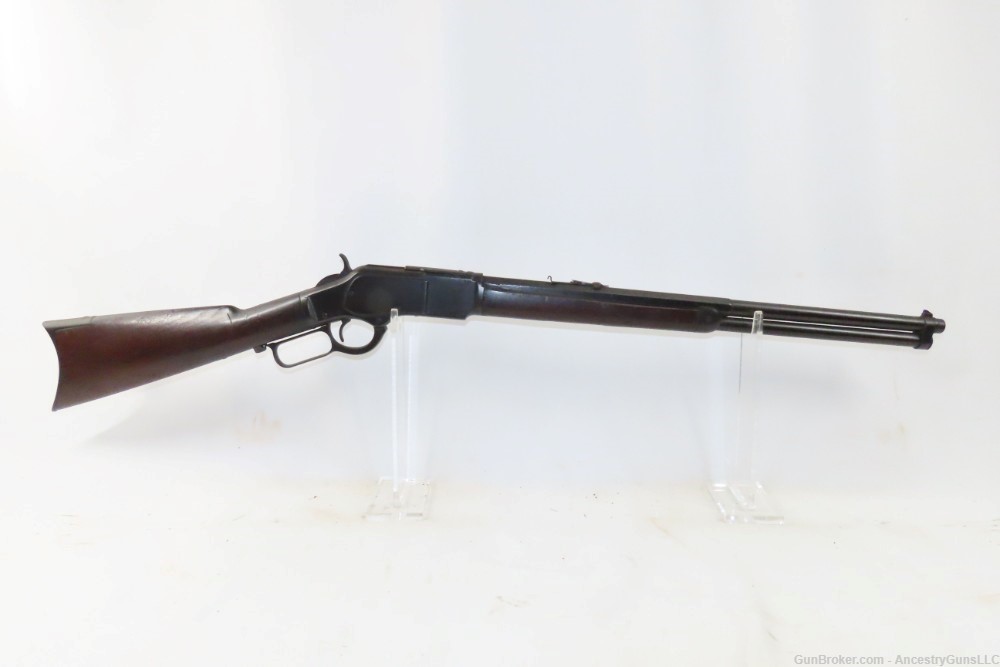 Scarce Antique .22 Cal. WINCHESTER Model 1873 Lever Action Repeating RIFLE -img-14