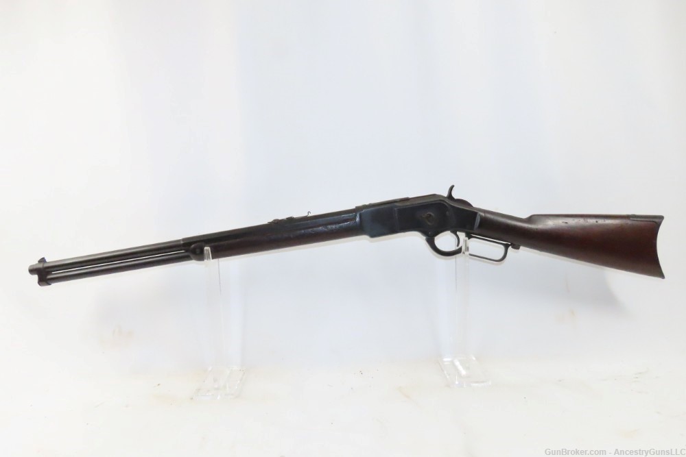 Scarce Antique .22 Cal. WINCHESTER Model 1873 Lever Action Repeating RIFLE -img-1