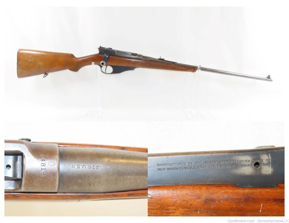 WINCHESTER-LEE Model 1895 STRAIGHT PULL .236 Bolt Action C&R SPORTING Rifle-img-0