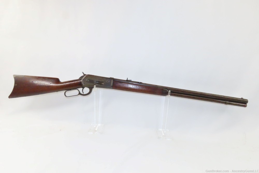 c1892 Antique WINCHESTER Model 1886 Lever Action .38-56 WCF REPEATING Rifle-img-13