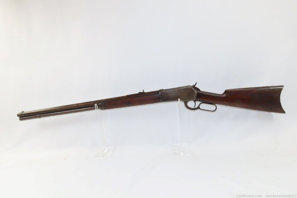 c1892 Antique WINCHESTER Model 1886 Lever Action .38-56 WCF REPEATING Rifle-img-1