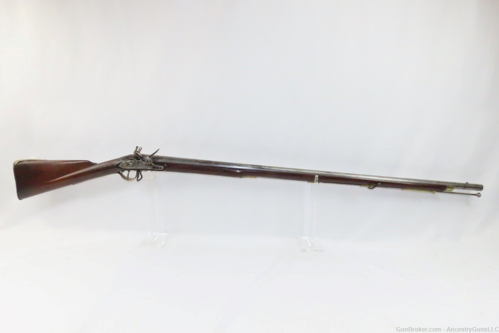 Antique W. KETLAND English FUSIL Large Bore .72 Caliber FLINTLOCK Musket   -img-1