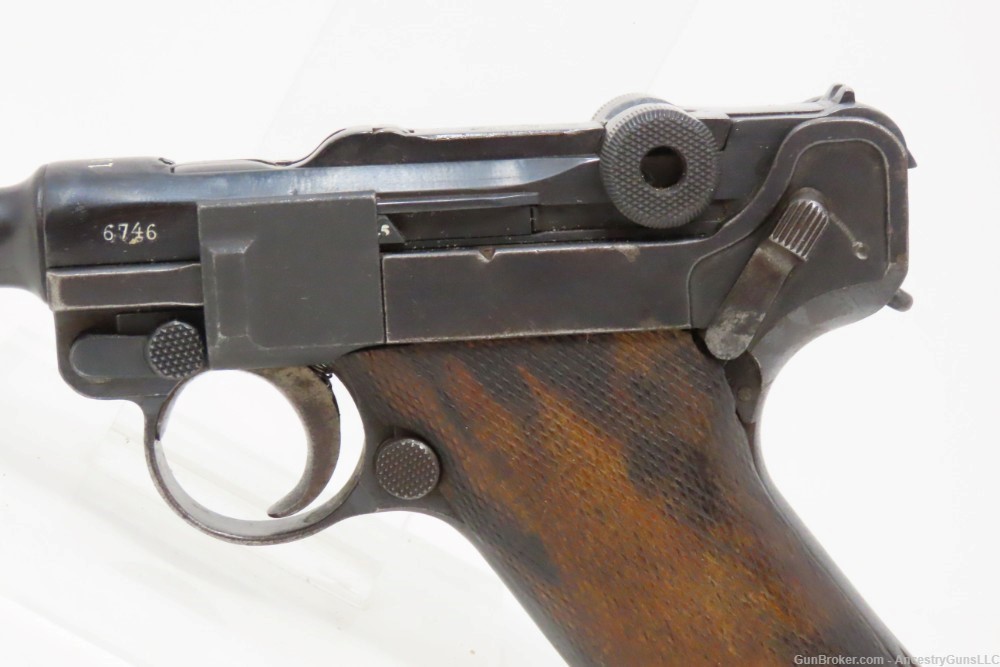 Double Dated 1918/1920 Unit Marked WORLD WAR I DWM GERMAN LUGER Pistol C&R -img-3