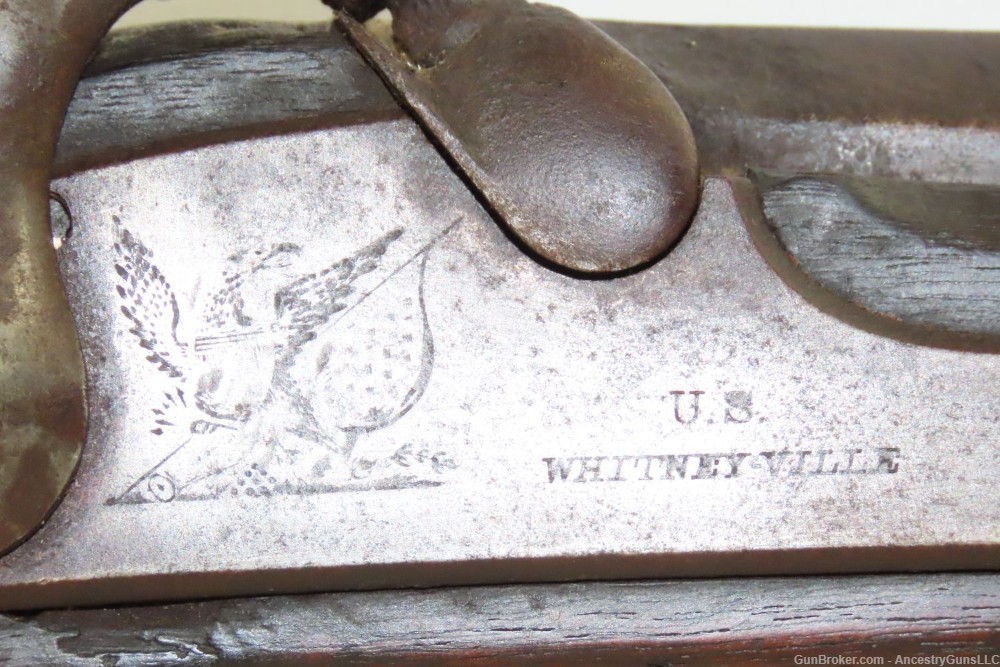 Antique CIVIL WAR Navy Contract WHITNEY M1861 Percussion “PLYMOUTH RIFLE”  -img-6