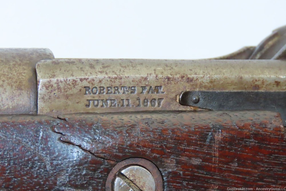 RARE Antique GENERAL ROBERTS Breech-Loading Springfield Model 1855 Rifle 58-img-17