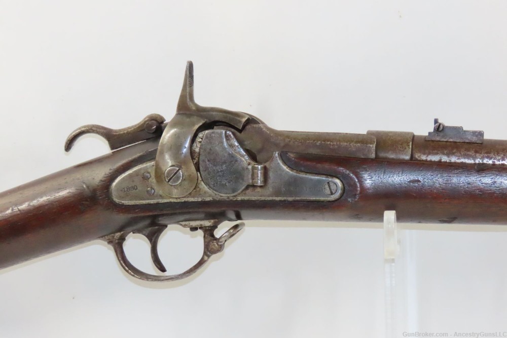 RARE Antique GENERAL ROBERTS Breech-Loading Springfield Model 1855 Rifle 58-img-3