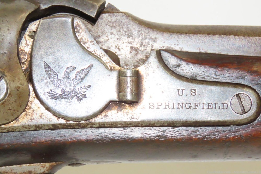 RARE Antique GENERAL ROBERTS Breech-Loading Springfield Model 1855 Rifle 58-img-6