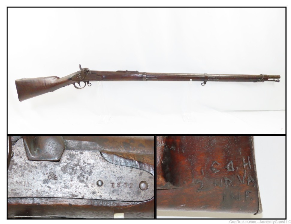CIVIL WAR Import BAVARIAN M1842/51 RIFLE-MUSKET w Ref to GAINES MILL BATTLE-img-0