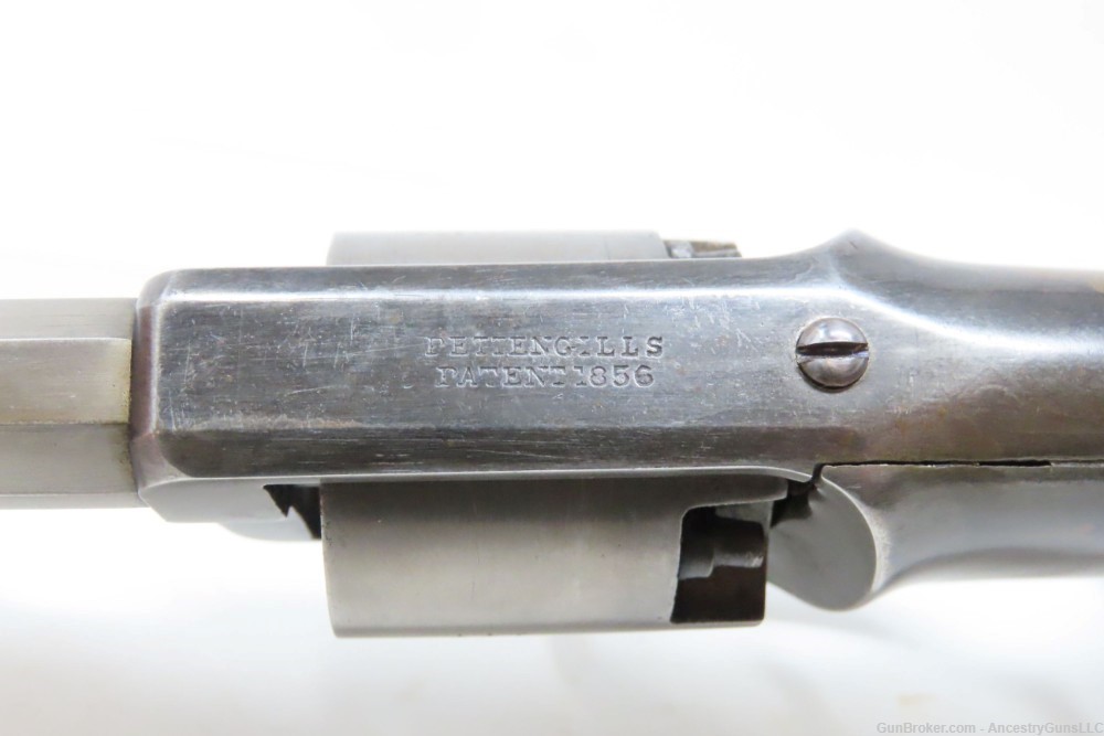 RARE Antique C.S. PETTENGILL .31 Caliber POCKET Model PERCUSSION Revolver-img-7