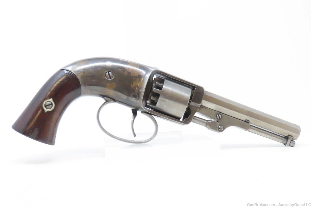 RARE Antique C.S. PETTENGILL .31 Caliber POCKET Model PERCUSSION Revolver-img-14