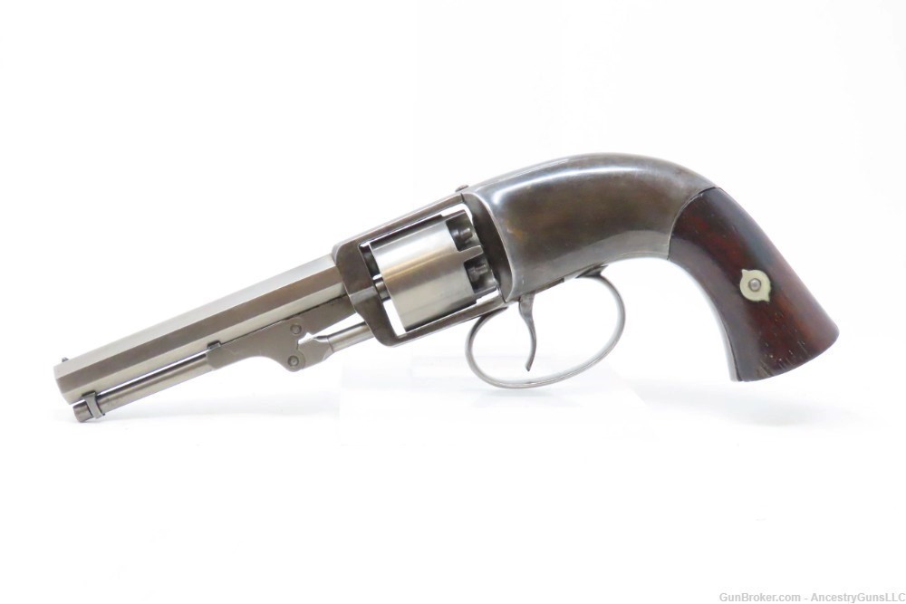 RARE Antique C.S. PETTENGILL .31 Caliber POCKET Model PERCUSSION Revolver-img-1