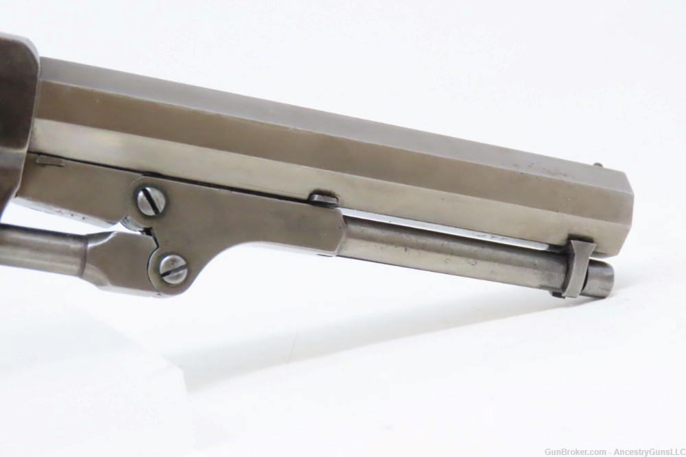 RARE Antique C.S. PETTENGILL .31 Caliber POCKET Model PERCUSSION Revolver-img-17