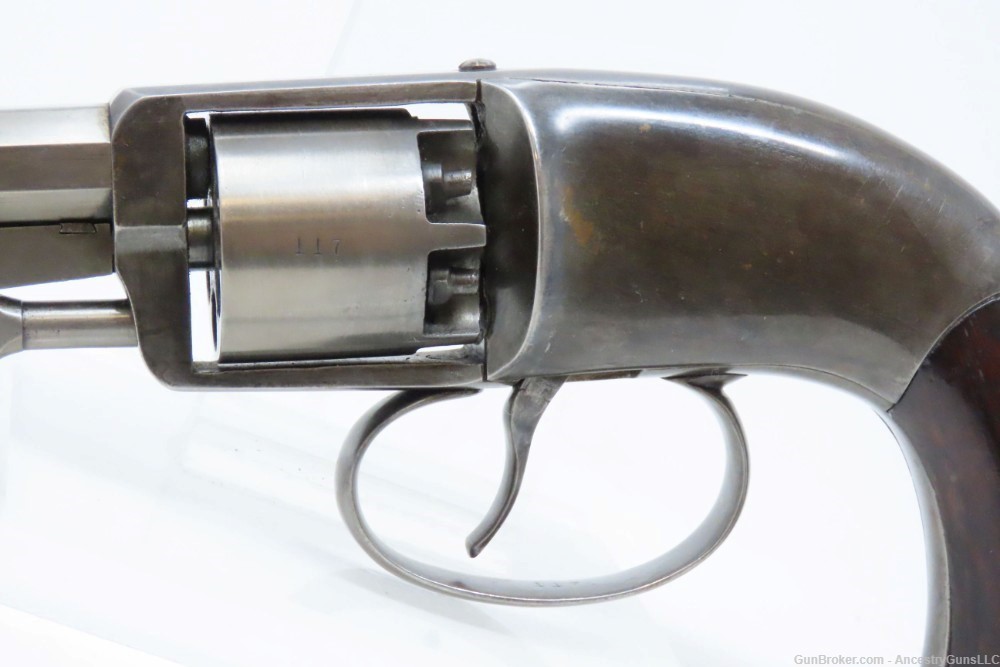 RARE Antique C.S. PETTENGILL .31 Caliber POCKET Model PERCUSSION Revolver-img-3