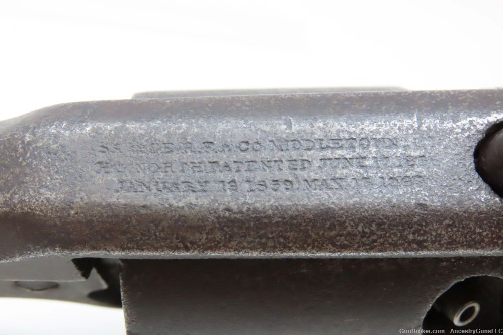 CIVIL WAR Antique SAVAGE .36 Caliber NAVY Percussion SINGLE ACTION Revolver-img-8