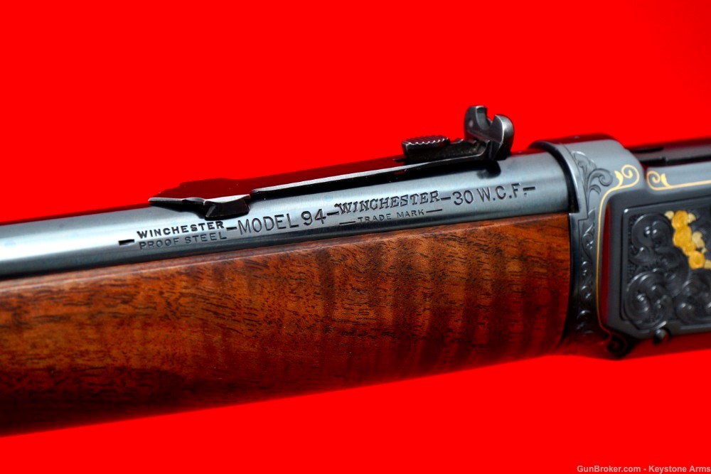 Spectacular 1942 Winchester 94 FEGA Master Engraved " Desperado" COA-img-13