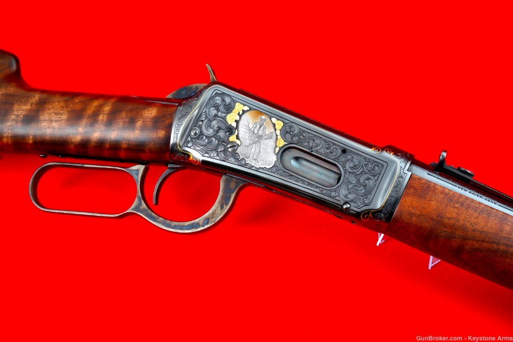 Spectacular 1942 Winchester 94 FEGA Master Engraved " Desperado" COA-img-5
