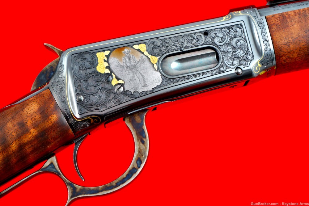 Spectacular 1942 Winchester 94 FEGA Master Engraved " Desperado" COA-img-15