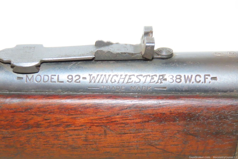 c1902 WINCHESTER Model 1892 Lever Action .38 WCF Carbine C&R -img-5