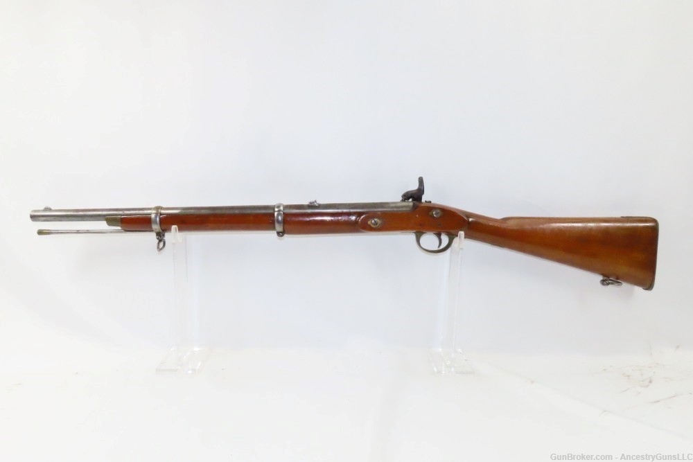 CIVIL WAR Antique BARNETT Rifled .577 ARTILLERY Carbine CONFEDERATE Import -img-11