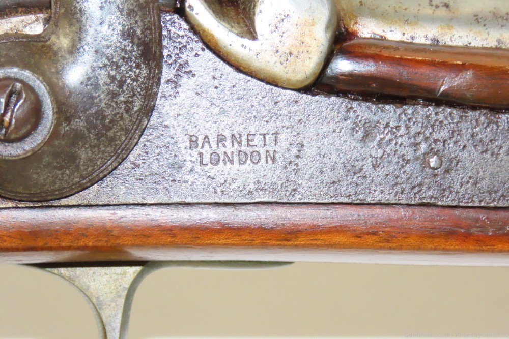 CIVIL WAR Antique BARNETT Rifled .577 ARTILLERY Carbine CONFEDERATE Import -img-5