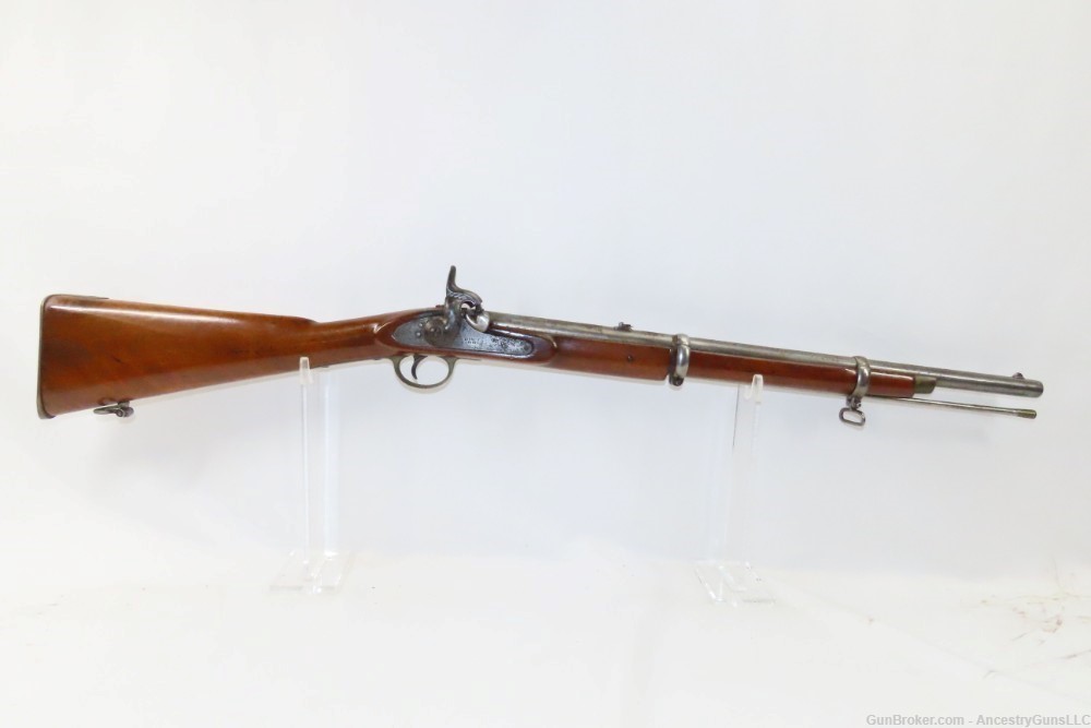 CIVIL WAR Antique BARNETT Rifled .577 ARTILLERY Carbine CONFEDERATE Import -img-1