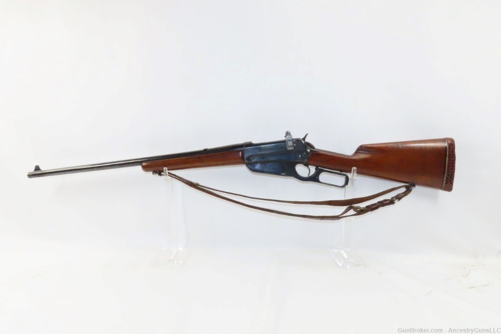 c1922 LEFT-HANDED WINCHESTER Model 1895 .30-06 LEVER ACTION Carbine C&R  -img-1