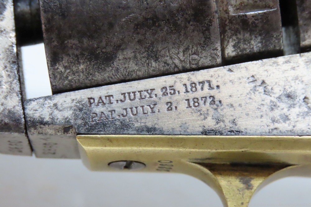 Antique COLT Pocket NAVY Cartridge Conversion .38 RF Revolver WILD WEST    -img-6