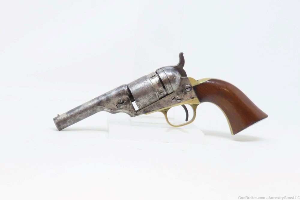 Antique COLT Pocket NAVY Cartridge Conversion .38 RF Revolver WILD WEST    -img-1