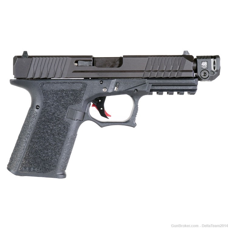 Glock 19 Gen 1-3 Compatible - 9mm Complete Pistol Slide - Quad Compensator-img-5