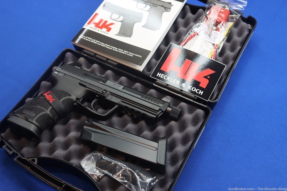 Heckler & Koch H&K HK45T Tactical V7 Pistol 45ACP HK45 Threaded LEM DAO HK -img-1