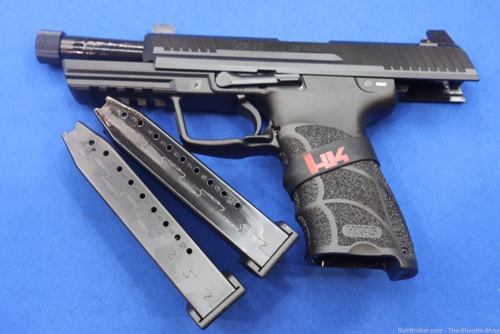 Heckler & Koch H&K HK45T Tactical V7 Pistol 45ACP HK45 Threaded LEM DAO HK -img-21