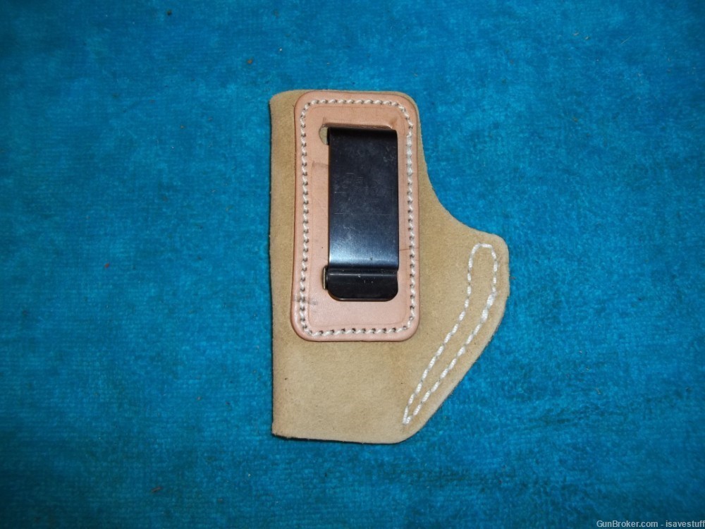 Beretta Minx Jetfire NOS Desantis Suede/Leather Holster and other .25 autos-img-2