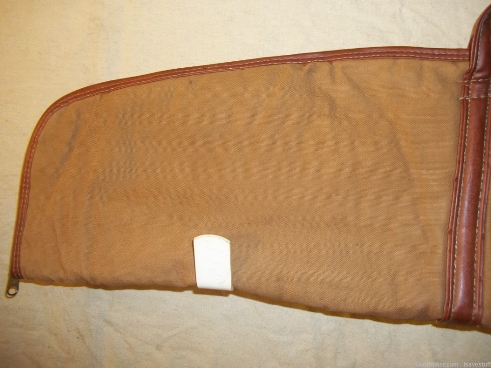 Vintage Bucheimer Scoped Rifle Shotgun Canvas Gun Case 31-125-40 12ga 223-img-2