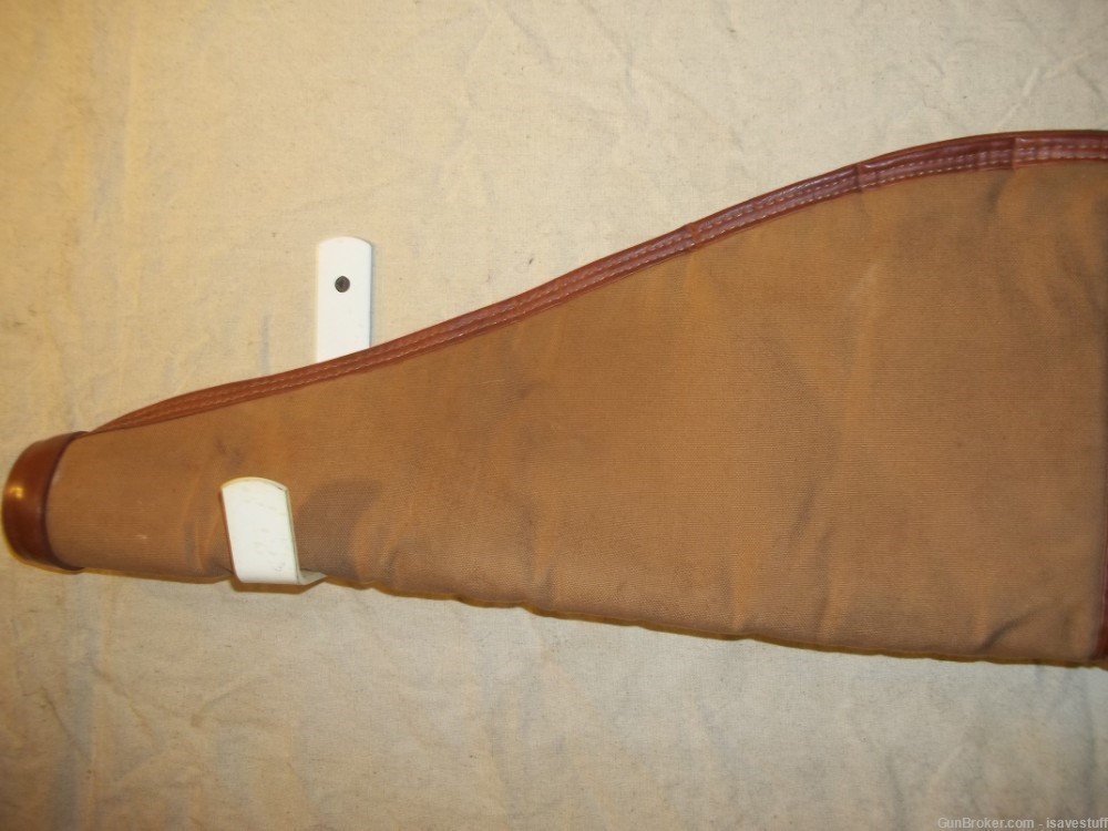 Vintage Bucheimer Scoped Rifle Shotgun Canvas Gun Case 31-125-40 12ga 223-img-5