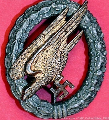 WW2 WWII German Parachutist Badge-img-0