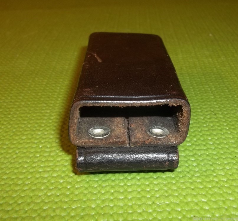 RARE Alessi Ambidextrous 45ACP Single Stack Leather Magazine Carrier -img-5