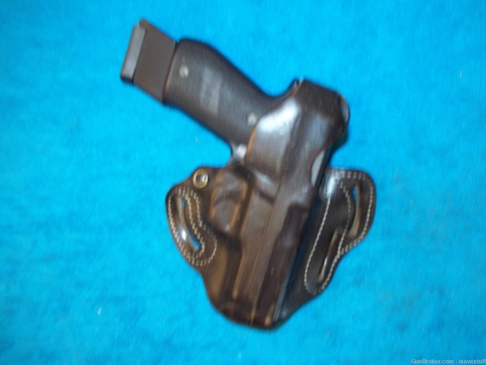 Desantis Right Hand OWB Dual Cant Leather Holster Sig Sauer P220 P220R P226-img-0