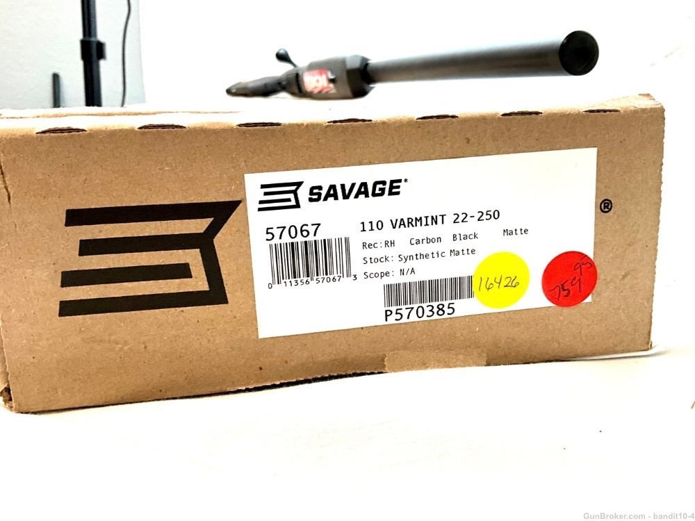 Savage 110 VARMINT - .22-250 - Black - 26” - 4 RDS - NEW! - 57067 - (16426)-img-12