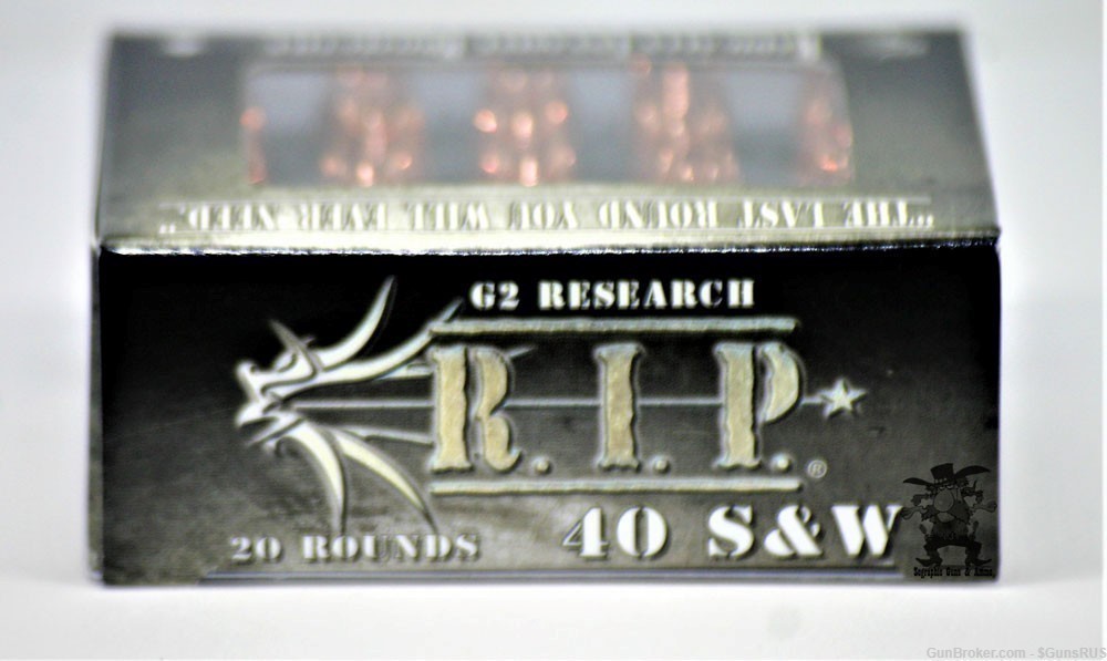 G2 RESEARCH "RIP" DeAdLy WiCkEd Ammunition 40 Caliber RIP.40 S&W 20 RDS-img-5