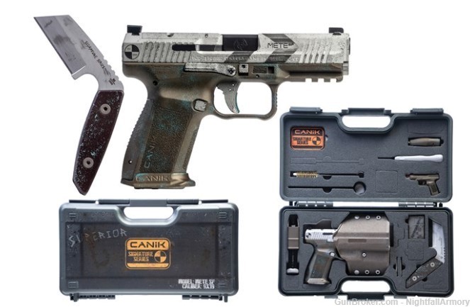 CANiK Mete SF Apocalypse 9mm Pistol Signature Limited Edition kit w knife-img-0
