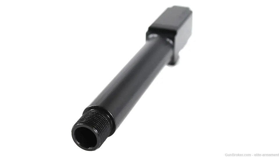 Glock 19 Slide Gen 3 Complete RMR Cut + Black Anodized Comp Fiber Sights-img-3