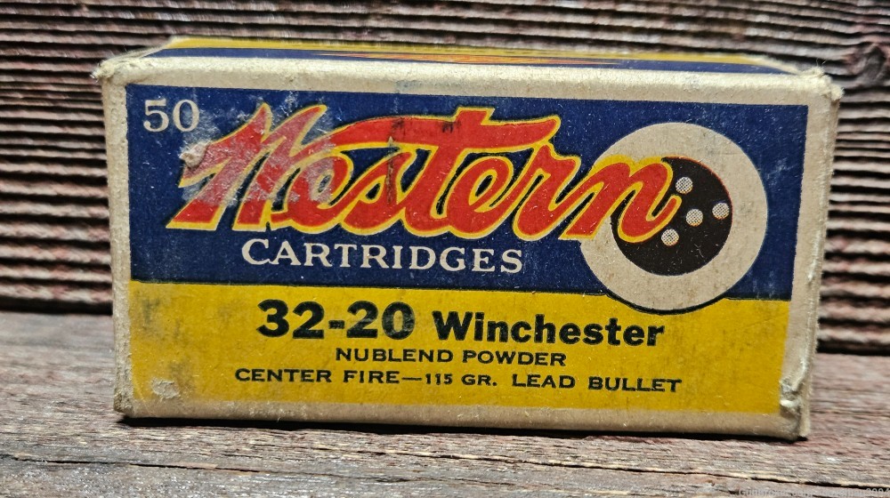 Western 32-20 wcf 115gr Lead Ammo 45 Rounds-img-0