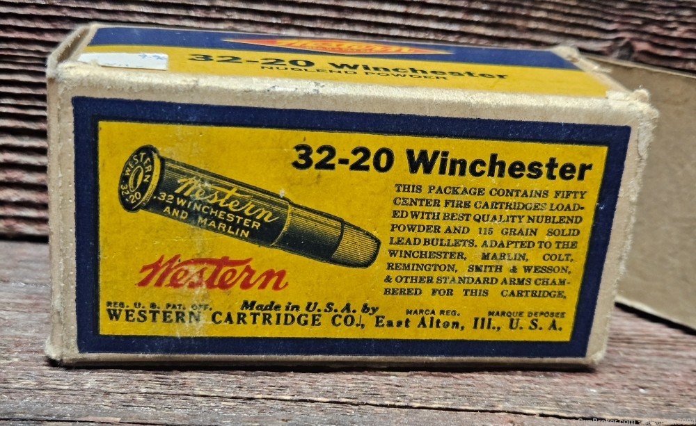 Western 32-20 wcf 115gr Lead Ammo 45 Rounds-img-4