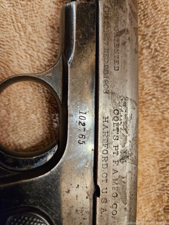 Colt M1903 Semi-Automatic in .32 Auto acp-img-8