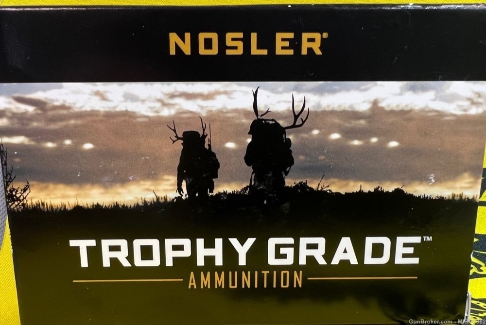 Nosler Trophy Grade .30-06 Ammunition. One Box. -img-1