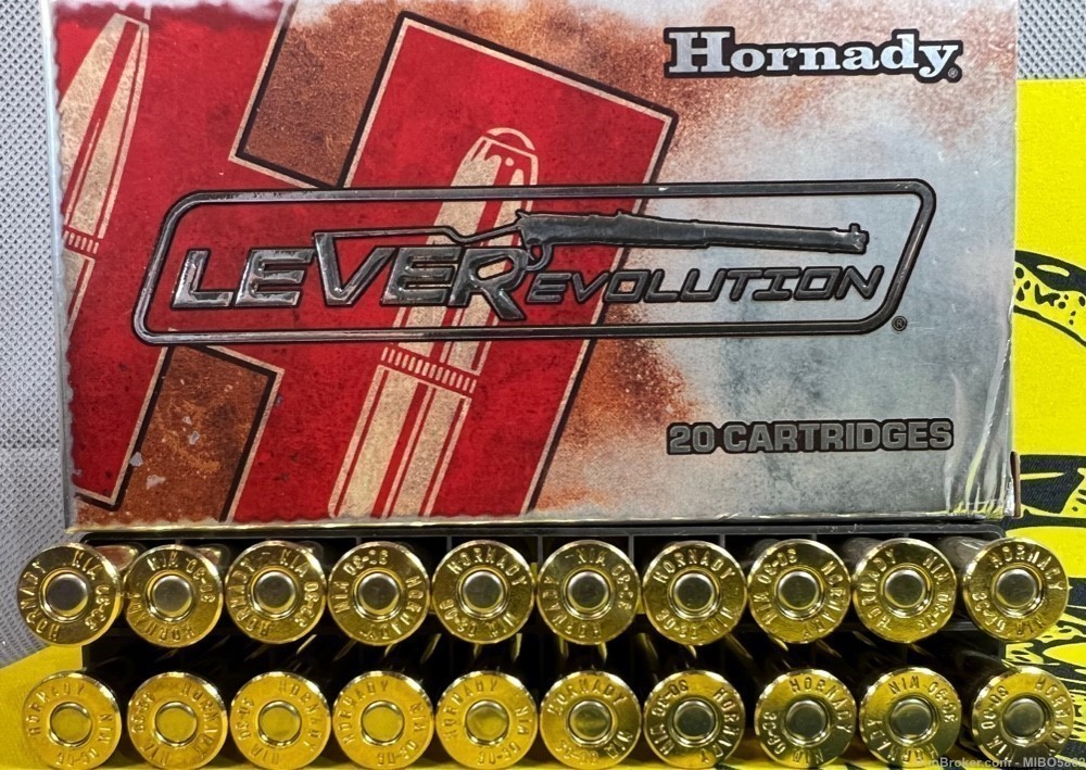 Hornady LeverEvolution 30-30 Ammunition. One Box. -img-2