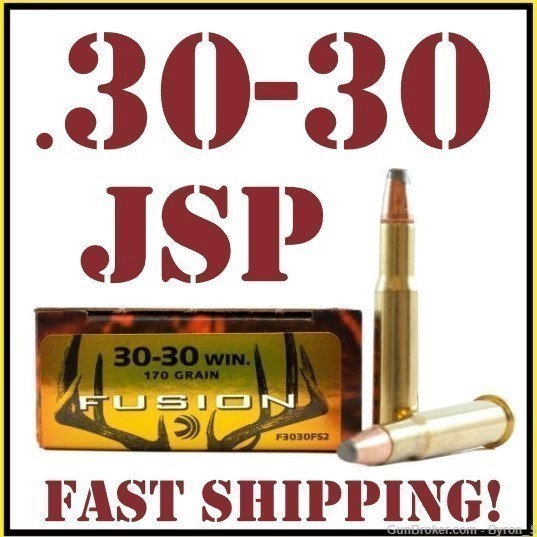 20rds Federal Fusion™ .30-30 WIN 170gr SP F3030FS2 JSP + FAST SHIP-img-0